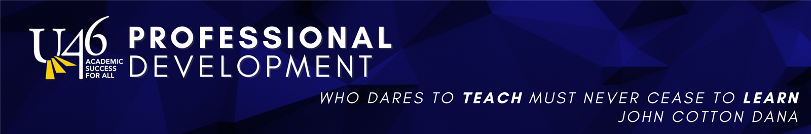 Professional Development Header Professional Development Header
